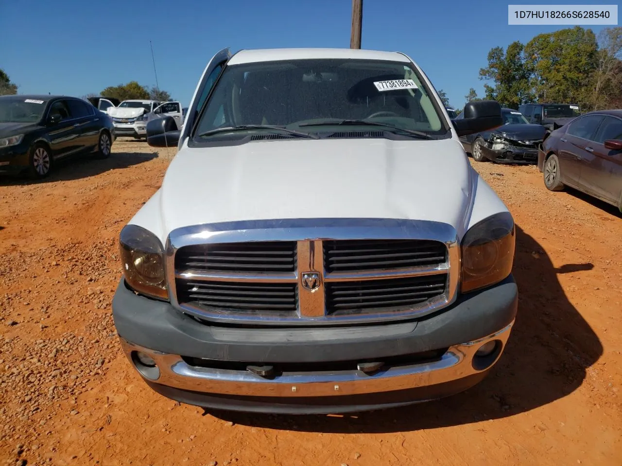 2006 Dodge Ram 1500 St VIN: 1D7HU18266S628540 Lot: 77381894