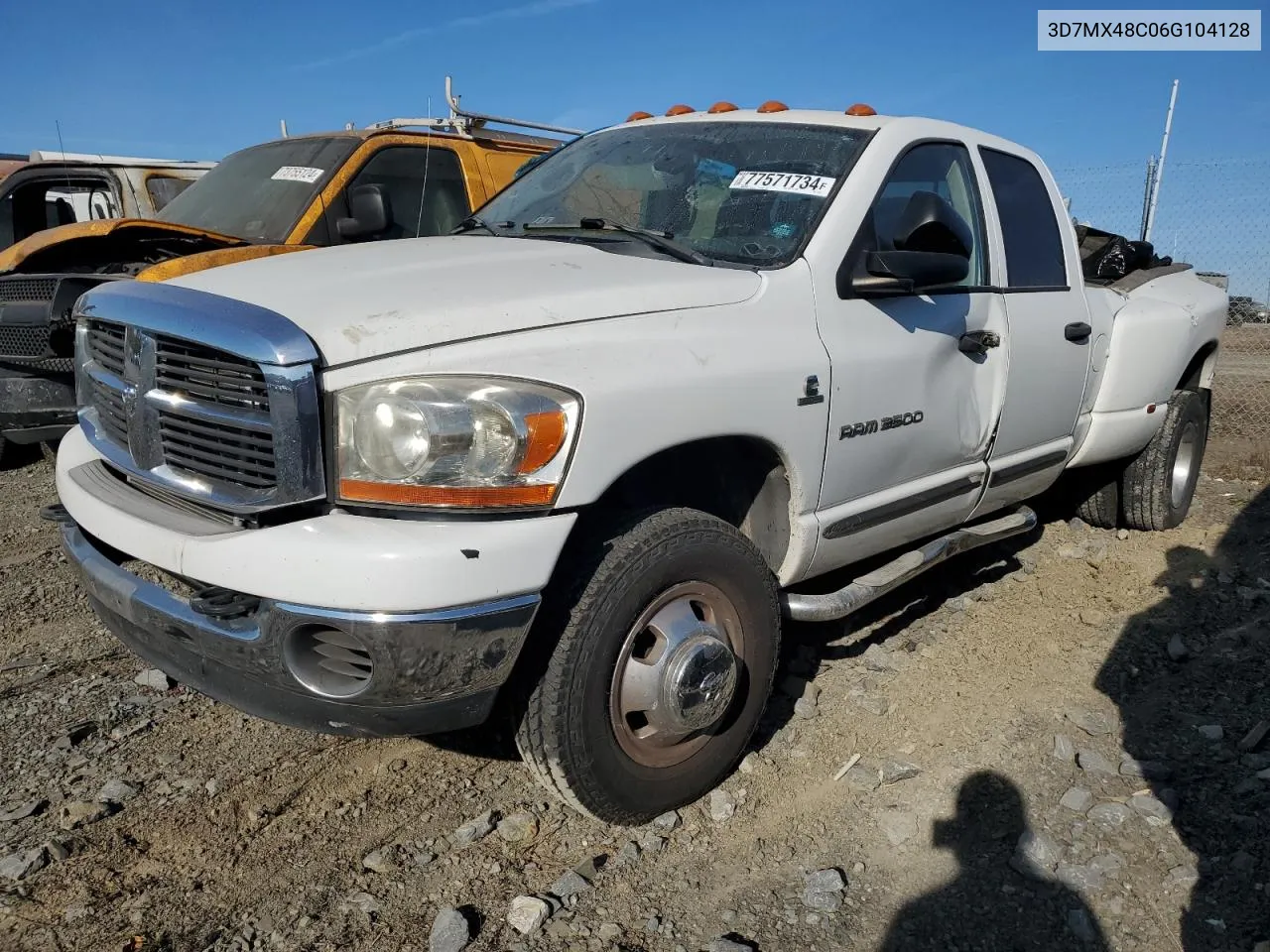 2006 Dodge Ram 3500 St VIN: 3D7MX48C06G104128 Lot: 77571734