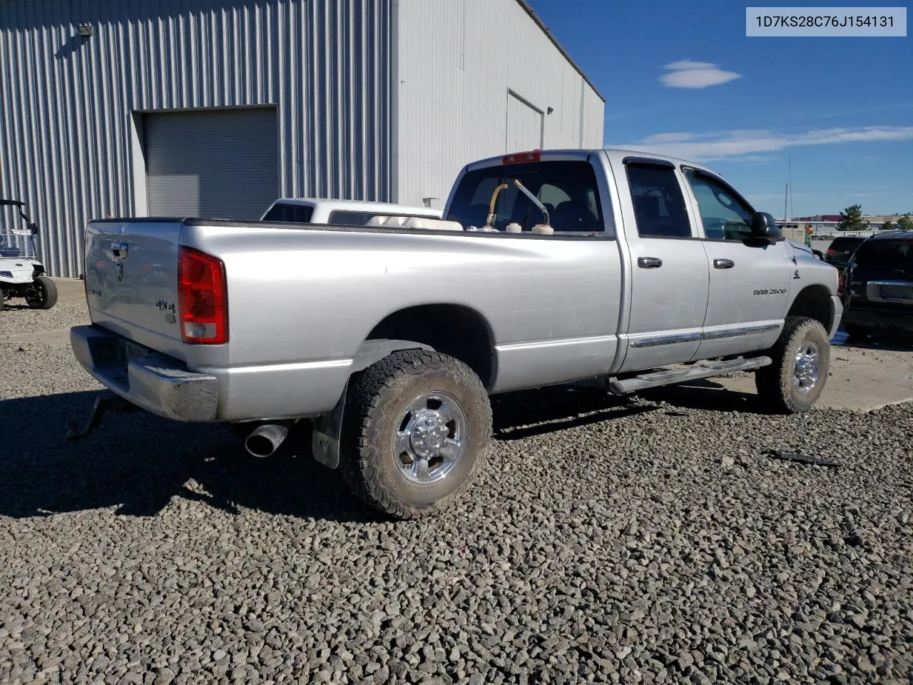 2006 Dodge Ram 2500 St VIN: 1D7KS28C76J154131 Lot: 77582584