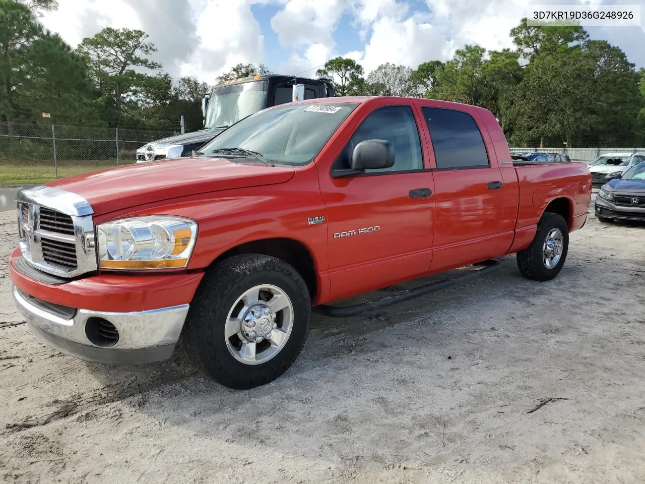 2006 Dodge Ram 1500 VIN: 3D7KR19D36G248926 Lot: 77790984