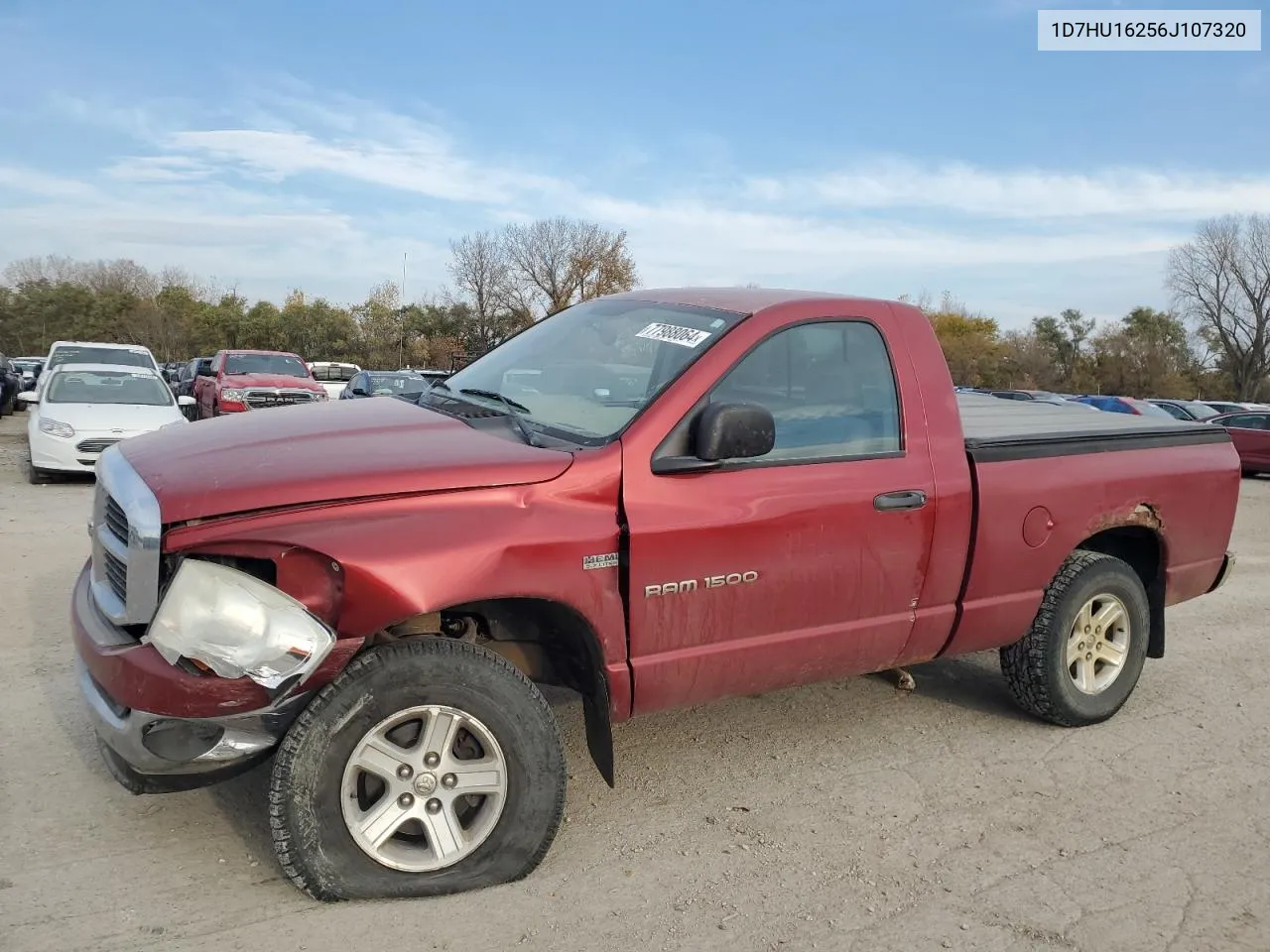 2006 Dodge Ram 1500 St VIN: 1D7HU16256J107320 Lot: 77988064