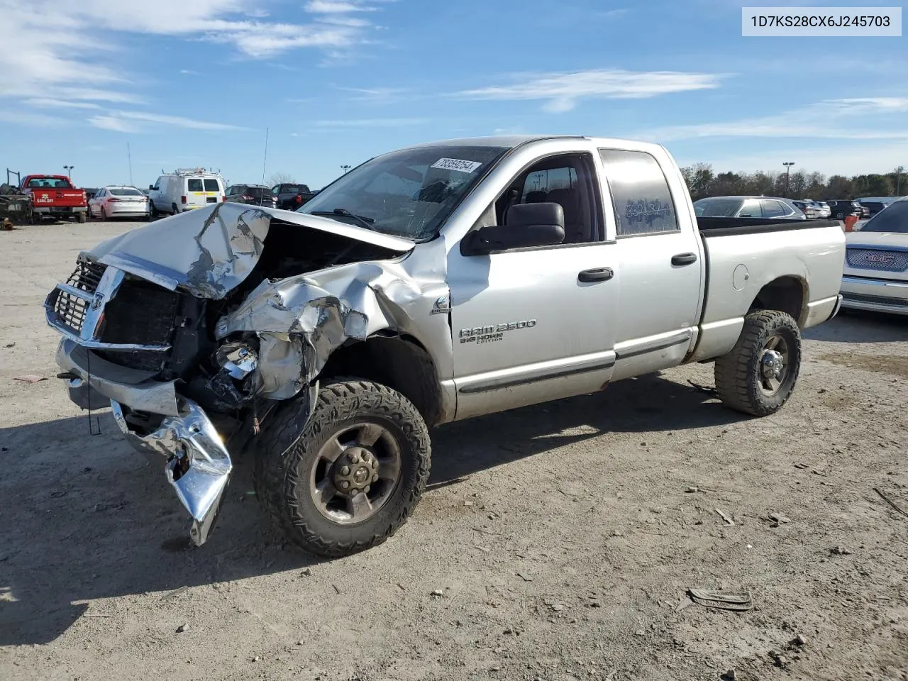 2006 Dodge Ram 2500 St VIN: 1D7KS28CX6J245703 Lot: 78359254