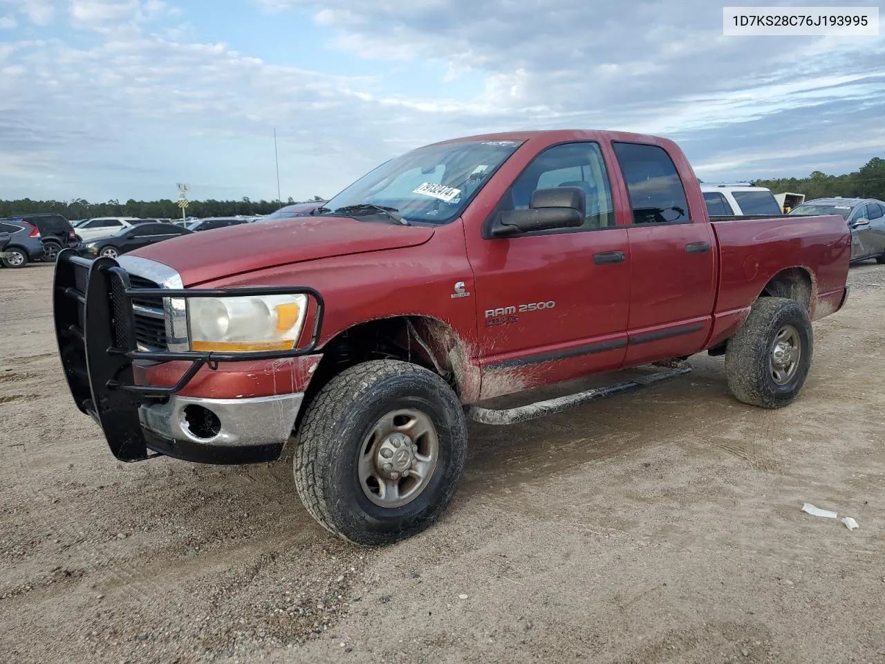 2006 Dodge Ram 2500 St VIN: 1D7KS28C76J193995 Lot: 79132474