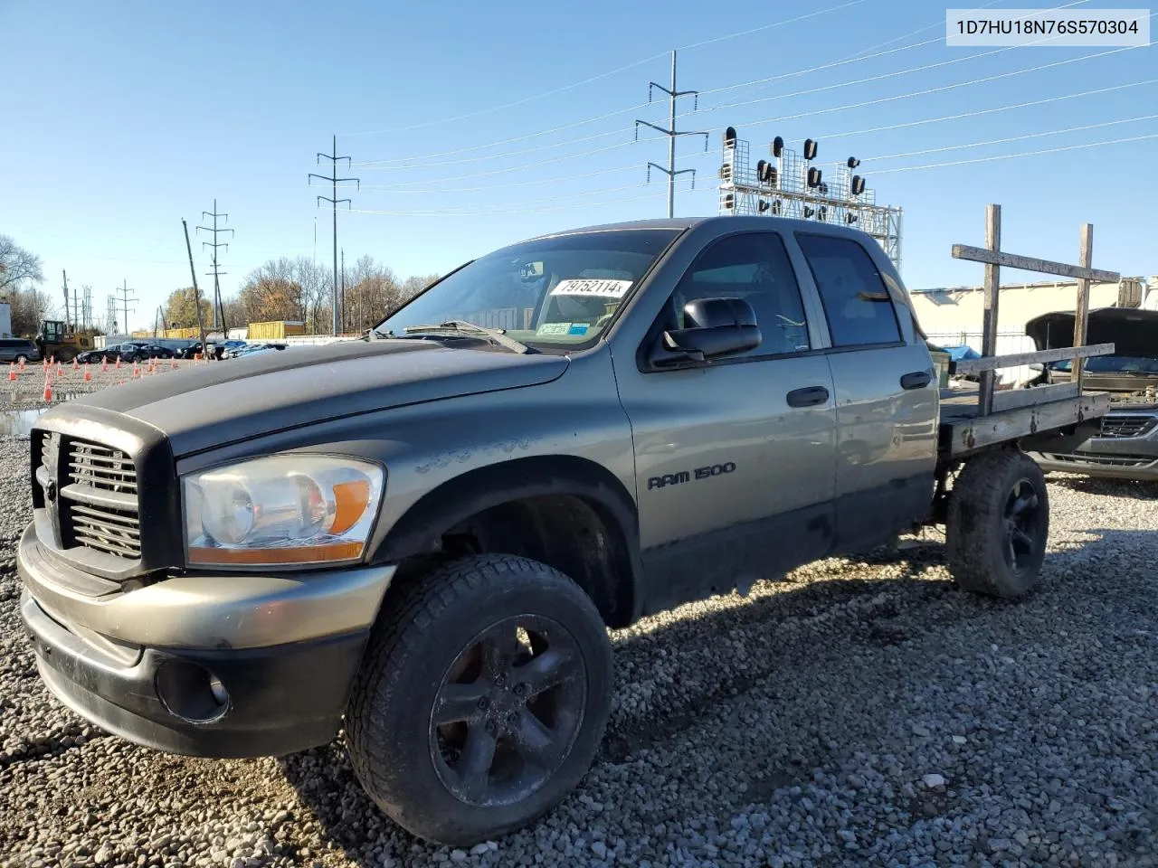 2006 Dodge Ram 1500 St VIN: 1D7HU18N76S570304 Lot: 79752114