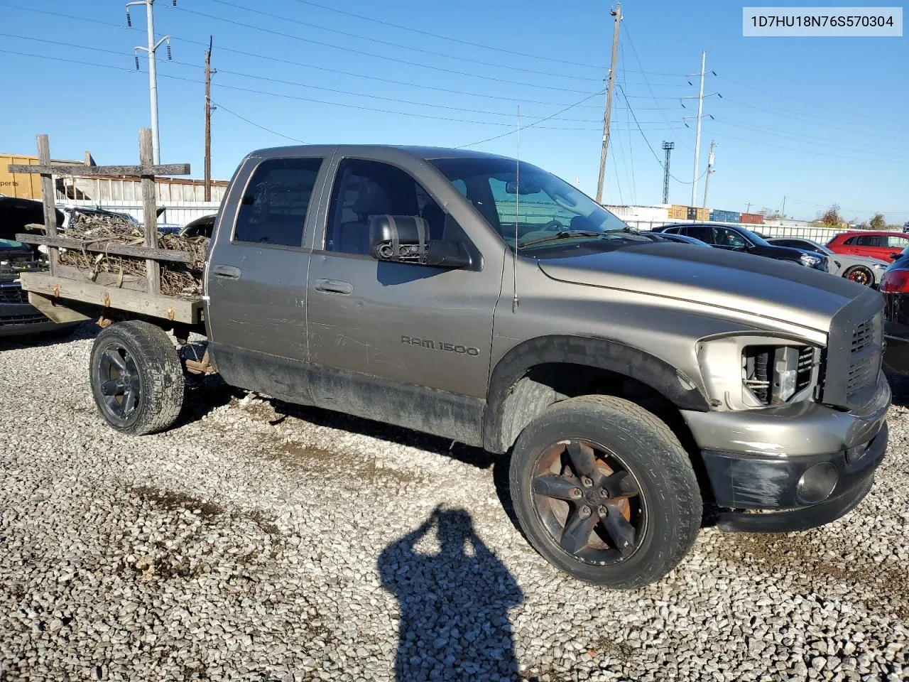 2006 Dodge Ram 1500 St VIN: 1D7HU18N76S570304 Lot: 79752114