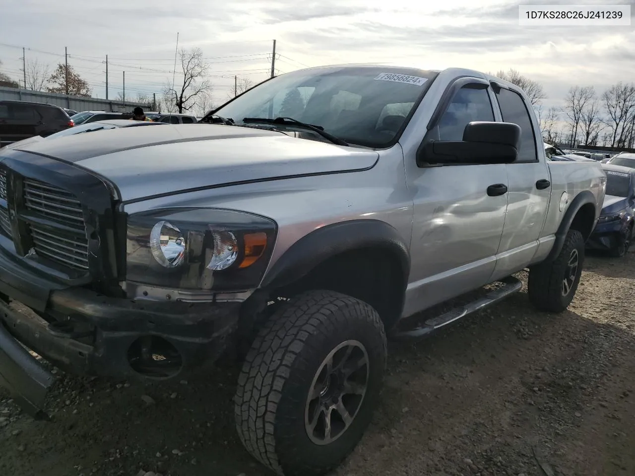 2006 Dodge Ram 2500 St VIN: 1D7KS28C26J241239 Lot: 79856824