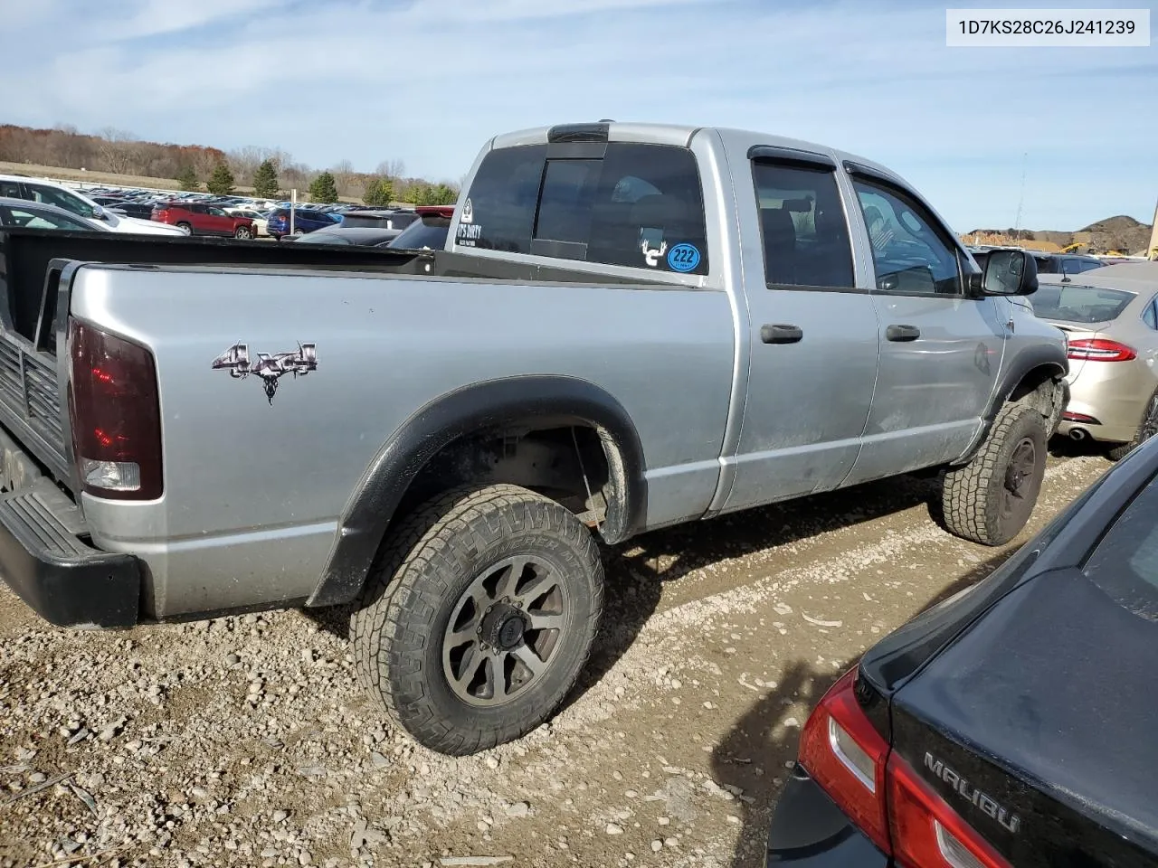 2006 Dodge Ram 2500 St VIN: 1D7KS28C26J241239 Lot: 79856824