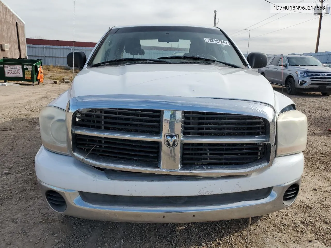 2006 Dodge Ram 1500 St VIN: 1D7HU18N96J217553 Lot: 79898754