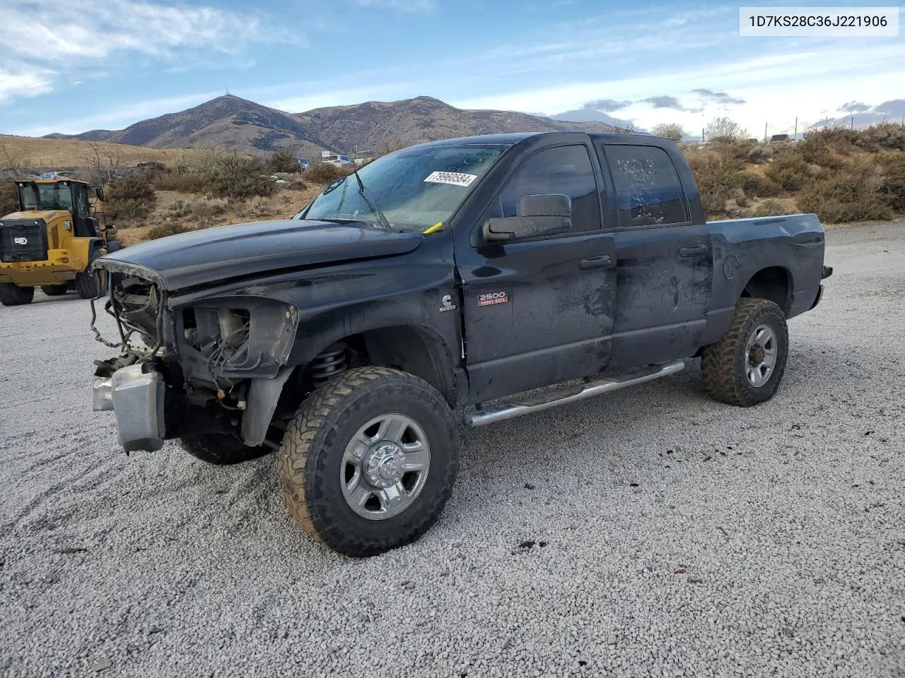 2006 Dodge Ram 2500 St VIN: 1D7KS28C36J221906 Lot: 79960584