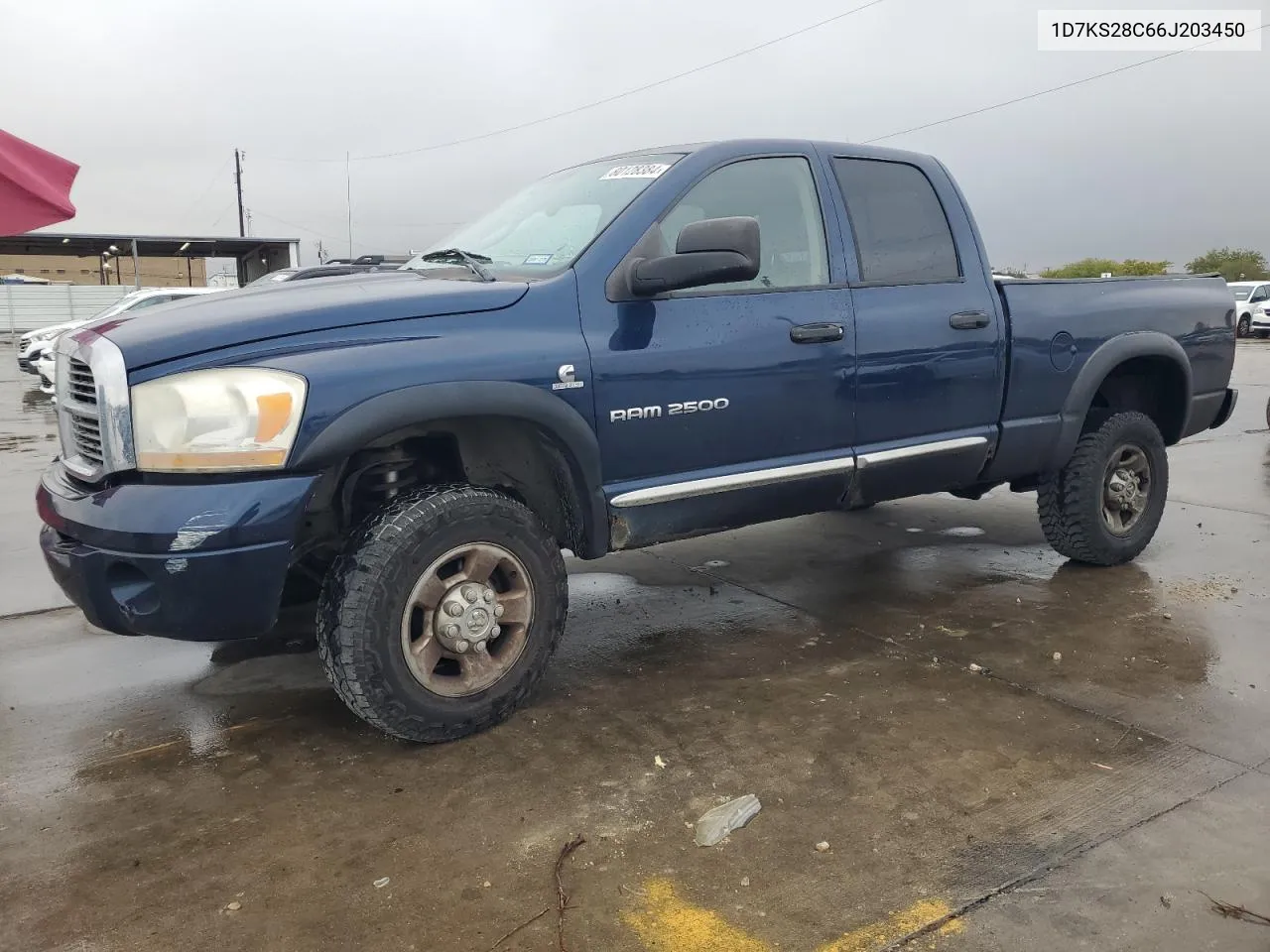 2006 Dodge Ram 2500 St VIN: 1D7KS28C66J203450 Lot: 80128384