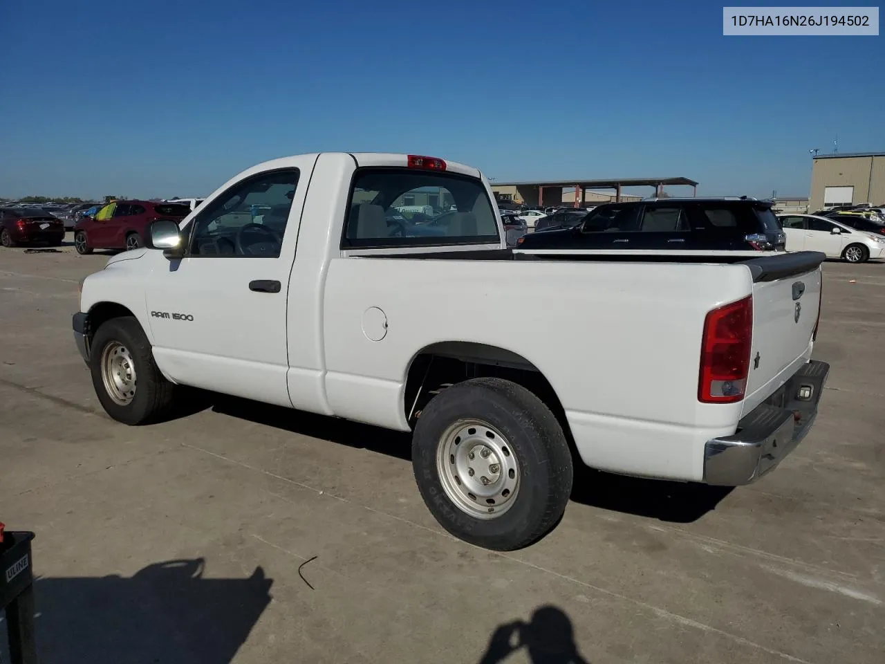 2006 Dodge Ram 1500 St VIN: 1D7HA16N26J194502 Lot: 80725544