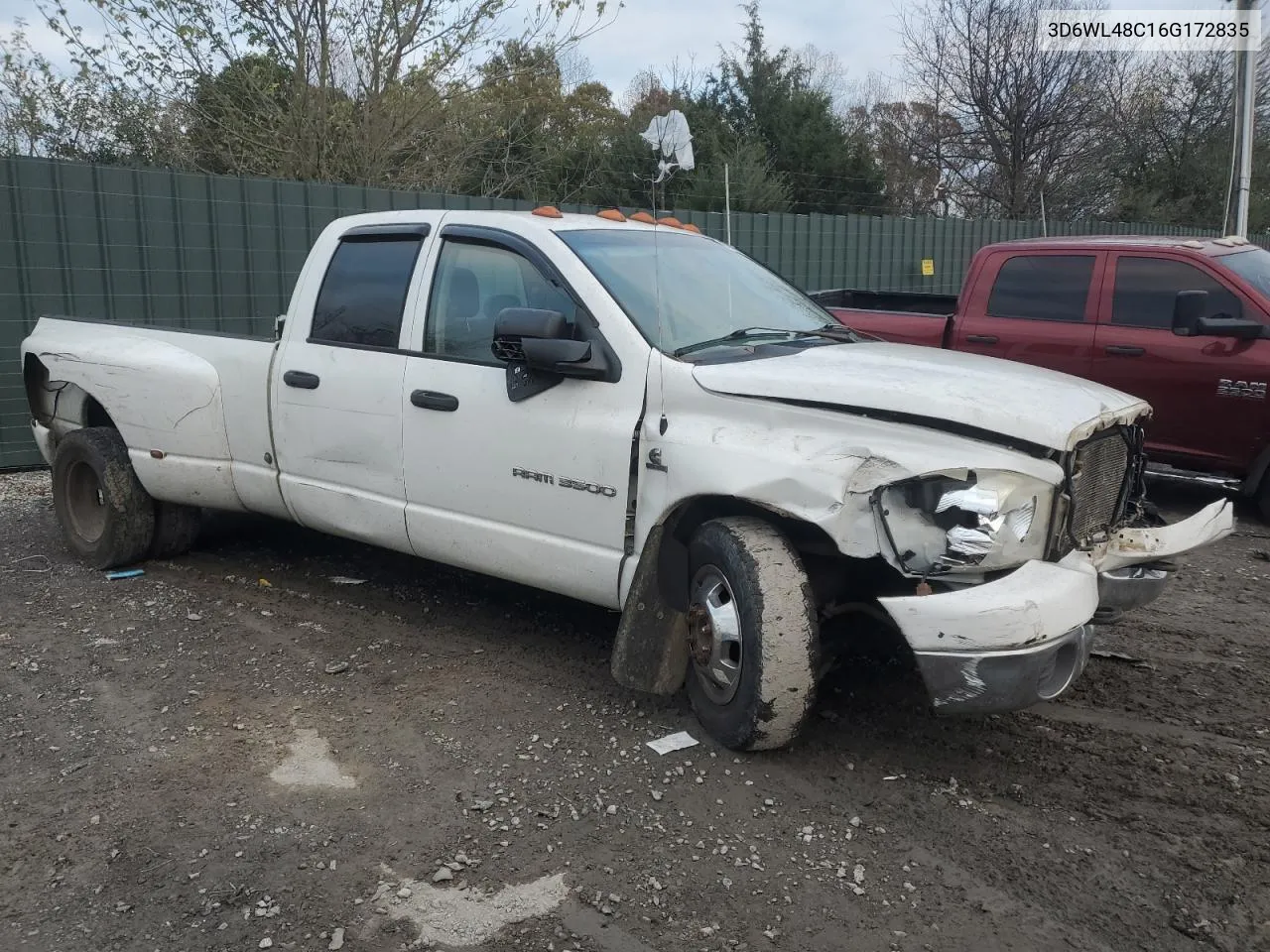 2006 Dodge Ram 3500 St VIN: 3D6WL48C16G172835 Lot: 80897024