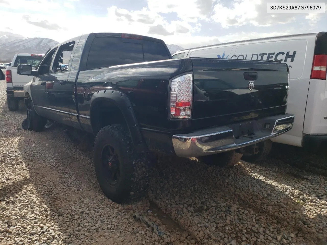 2007 Dodge Ram 2500 VIN: 3D7KS29A87G796079 Lot: 44749794