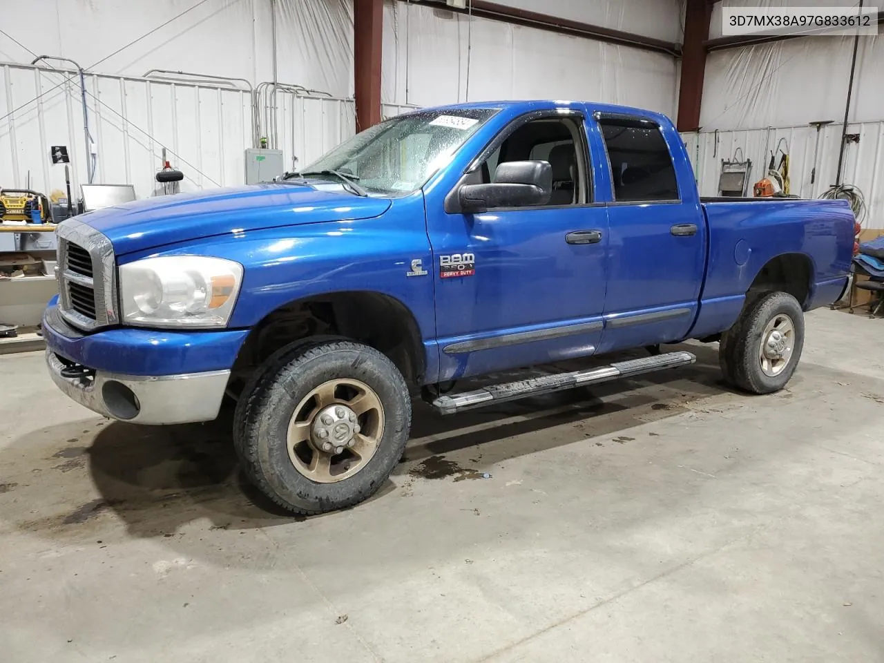 2007 Dodge Ram 3500 St VIN: 3D7MX38A97G833612 Lot: 53954884