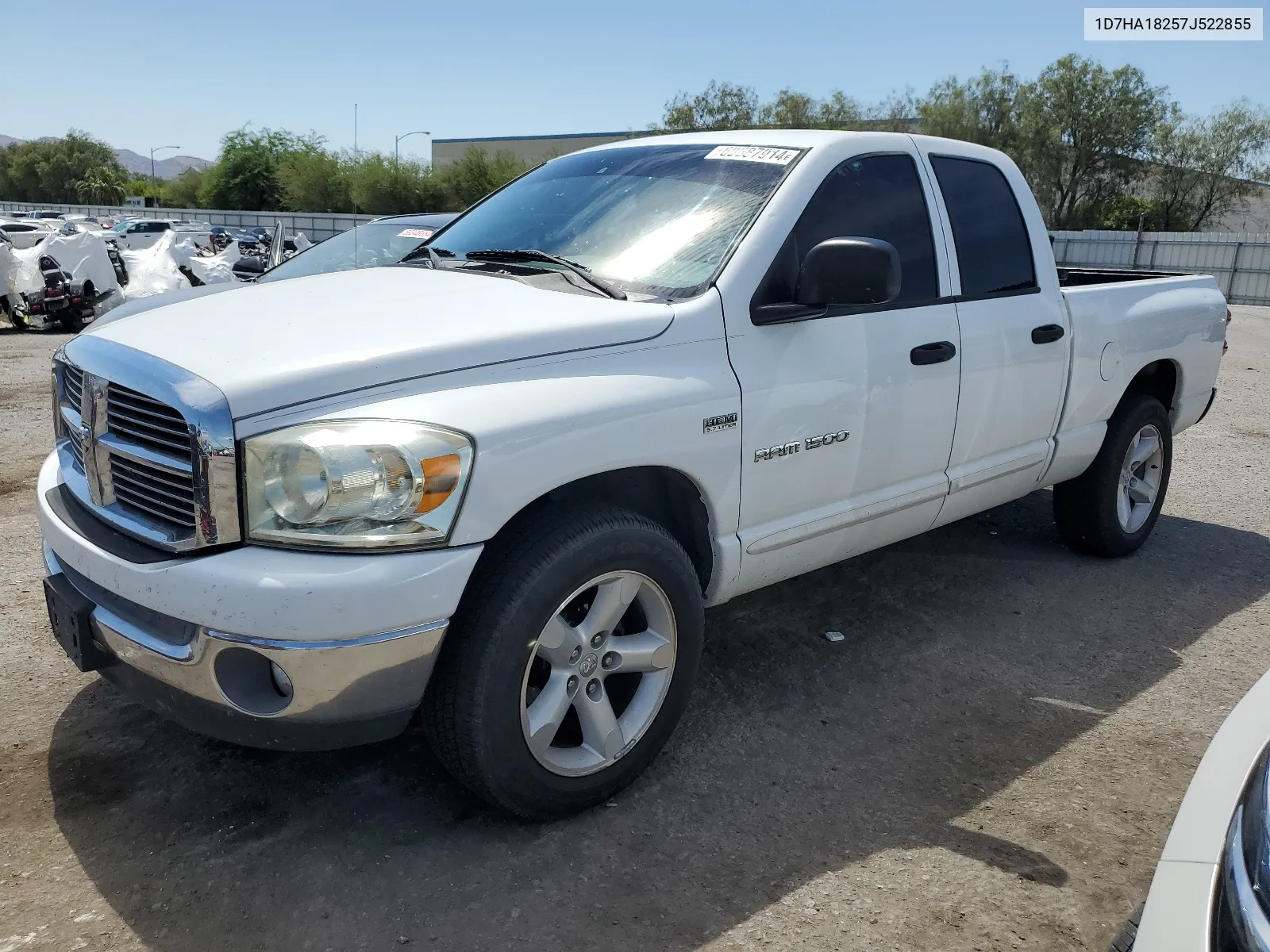 2007 Dodge Ram 1500 St VIN: 1D7HA18257J522855 Lot: 60687914