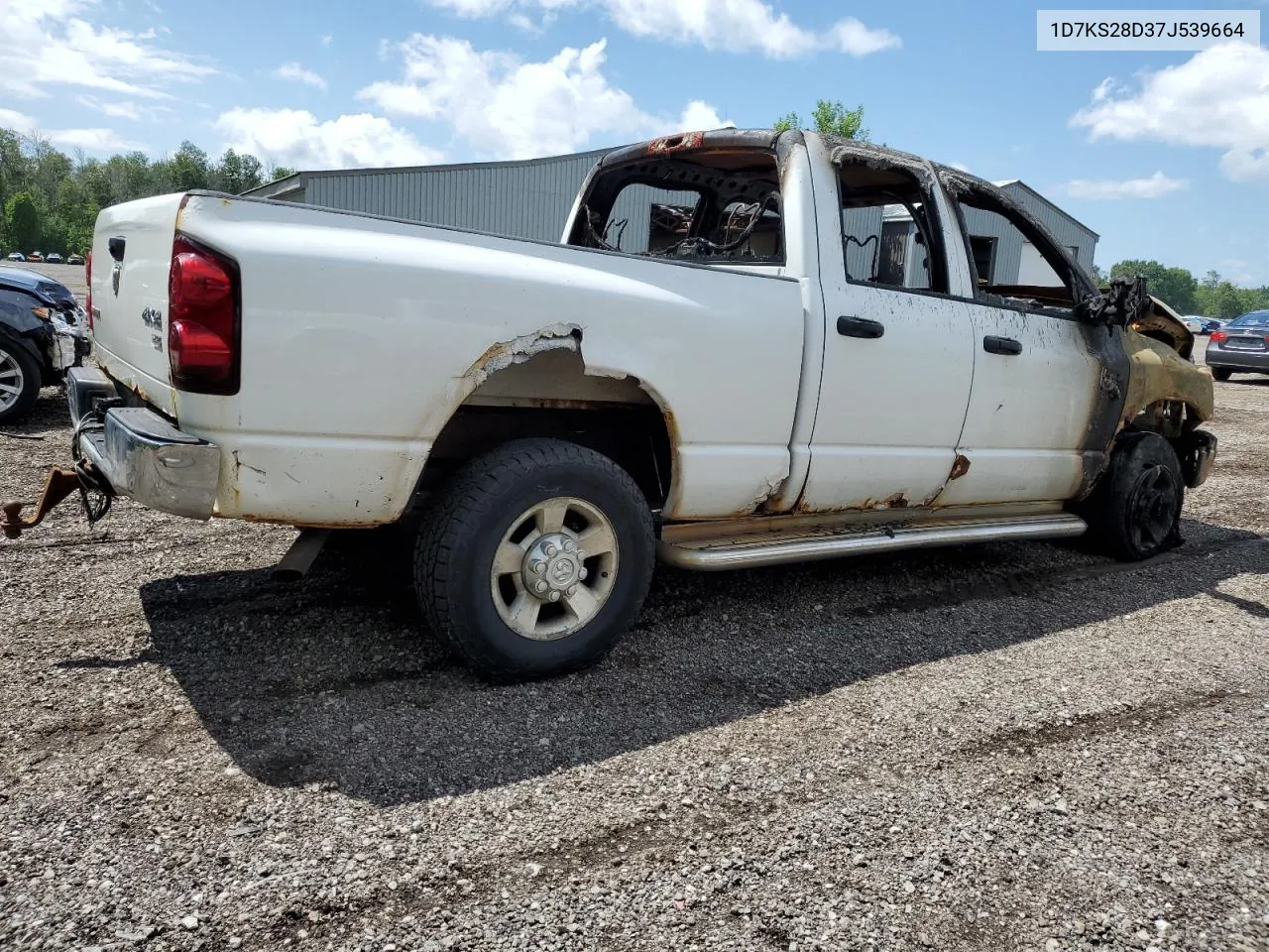 2007 Dodge Ram 2500 St VIN: 1D7KS28D37J539664 Lot: 60873114