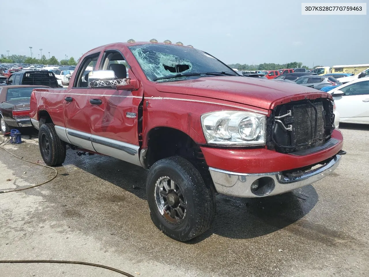 2007 Dodge Ram 2500 St VIN: 3D7KS28C77G759463 Lot: 62766864