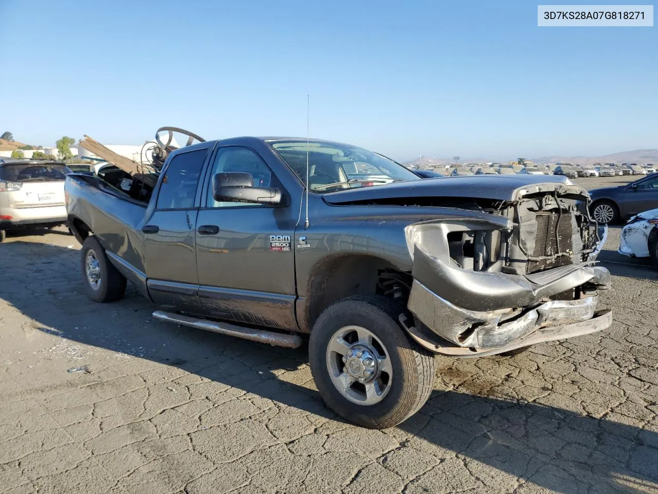 2007 Dodge Ram 2500 St VIN: 3D7KS28A07G818271 Lot: 64702274