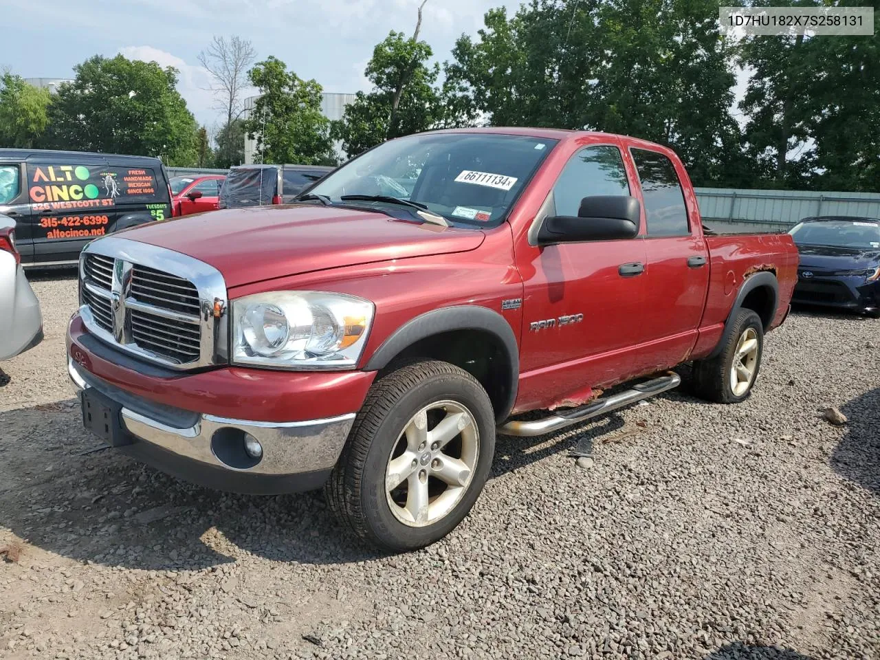 2007 Dodge Ram 1500 St VIN: 1D7HU182X7S258131 Lot: 66111134