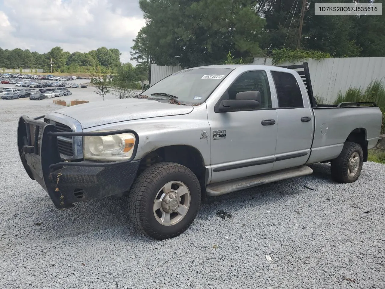 2007 Dodge Ram 2500 St VIN: 1D7KS28C67J535616 Lot: 66319224