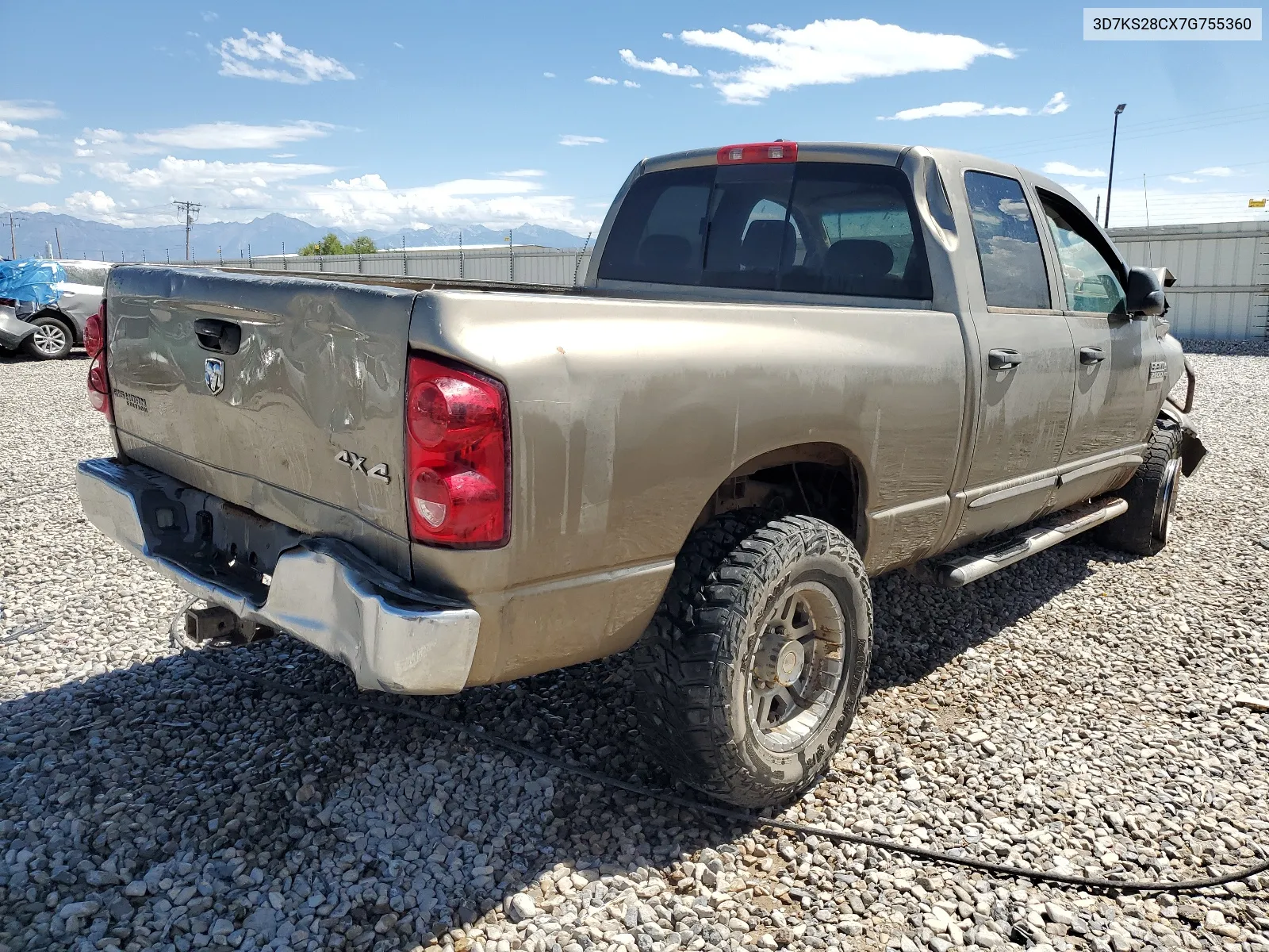 2007 Dodge Ram 2500 St VIN: 3D7KS28CX7G755360 Lot: 66361254