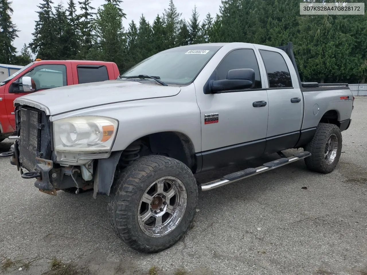 2007 Dodge Ram 2500 St VIN: 3D7KS28A47G828172 Lot: 66438824