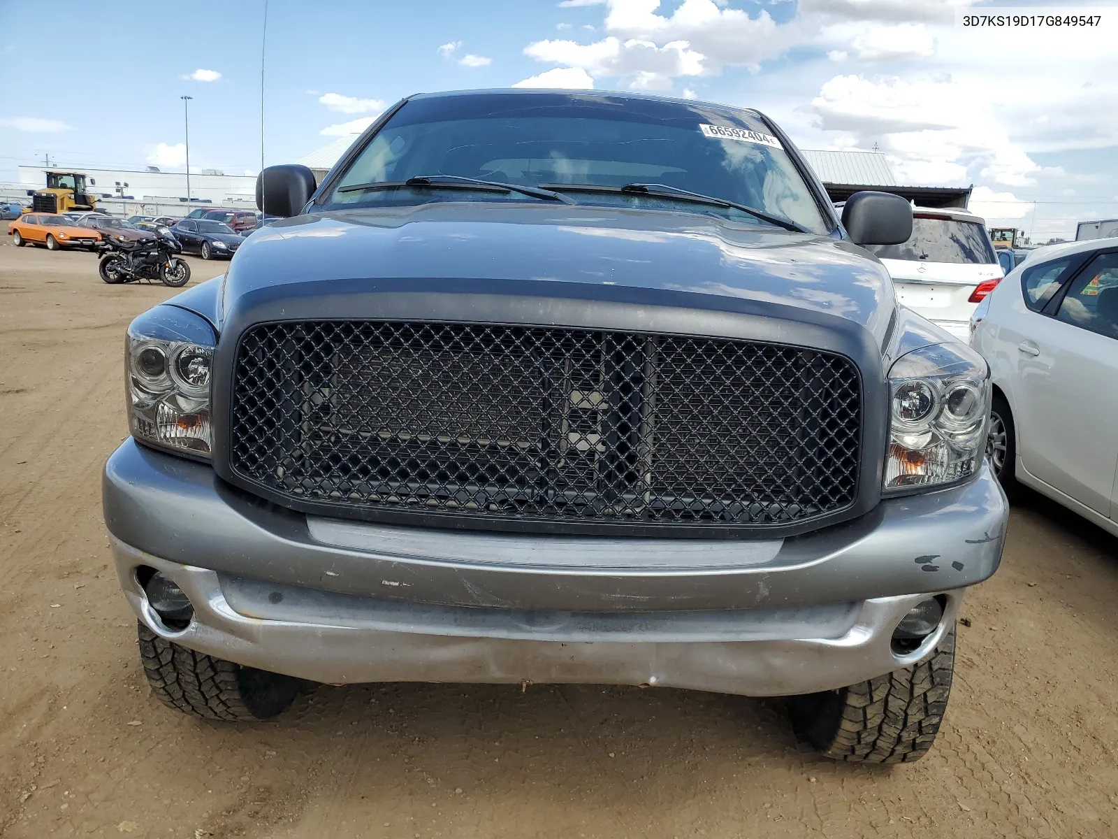 2007 Dodge Ram 1500 VIN: 3D7KS19D17G849547 Lot: 66592404