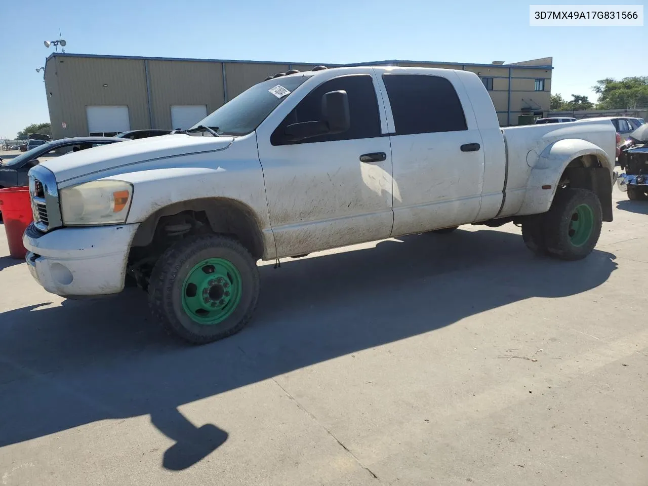 2007 Dodge Ram 3500 VIN: 3D7MX49A17G831566 Lot: 67136004