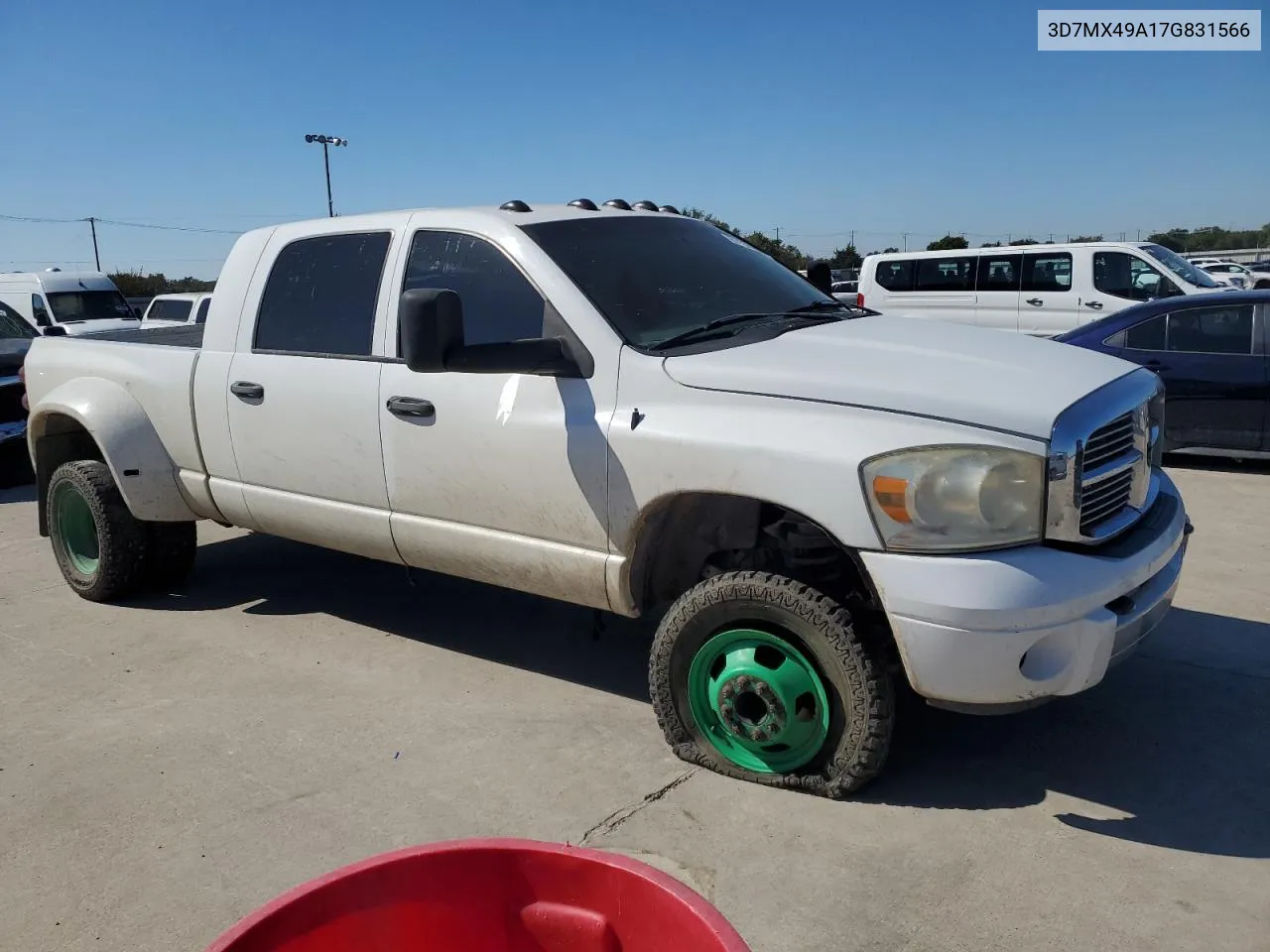 2007 Dodge Ram 3500 VIN: 3D7MX49A17G831566 Lot: 67136004