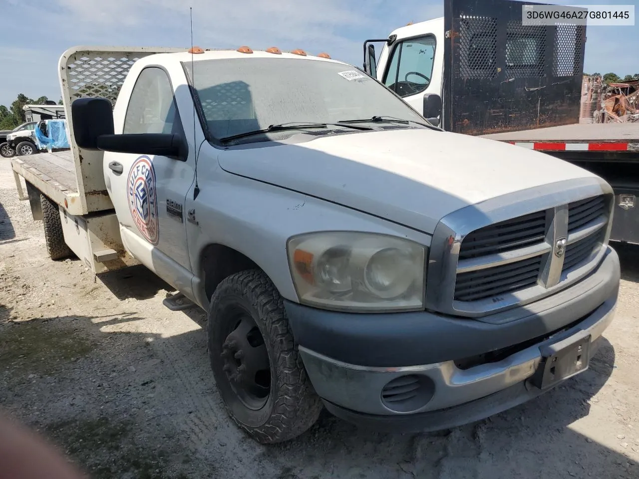 2007 Dodge Ram 3500 St VIN: 3D6WG46A27G801445 Lot: 67259464