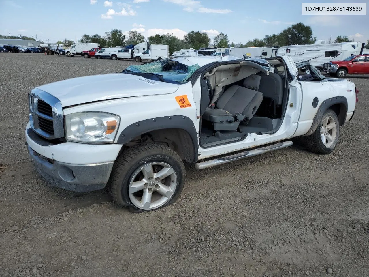 2007 Dodge Ram 1500 St VIN: 1D7HU18287S143639 Lot: 67471604