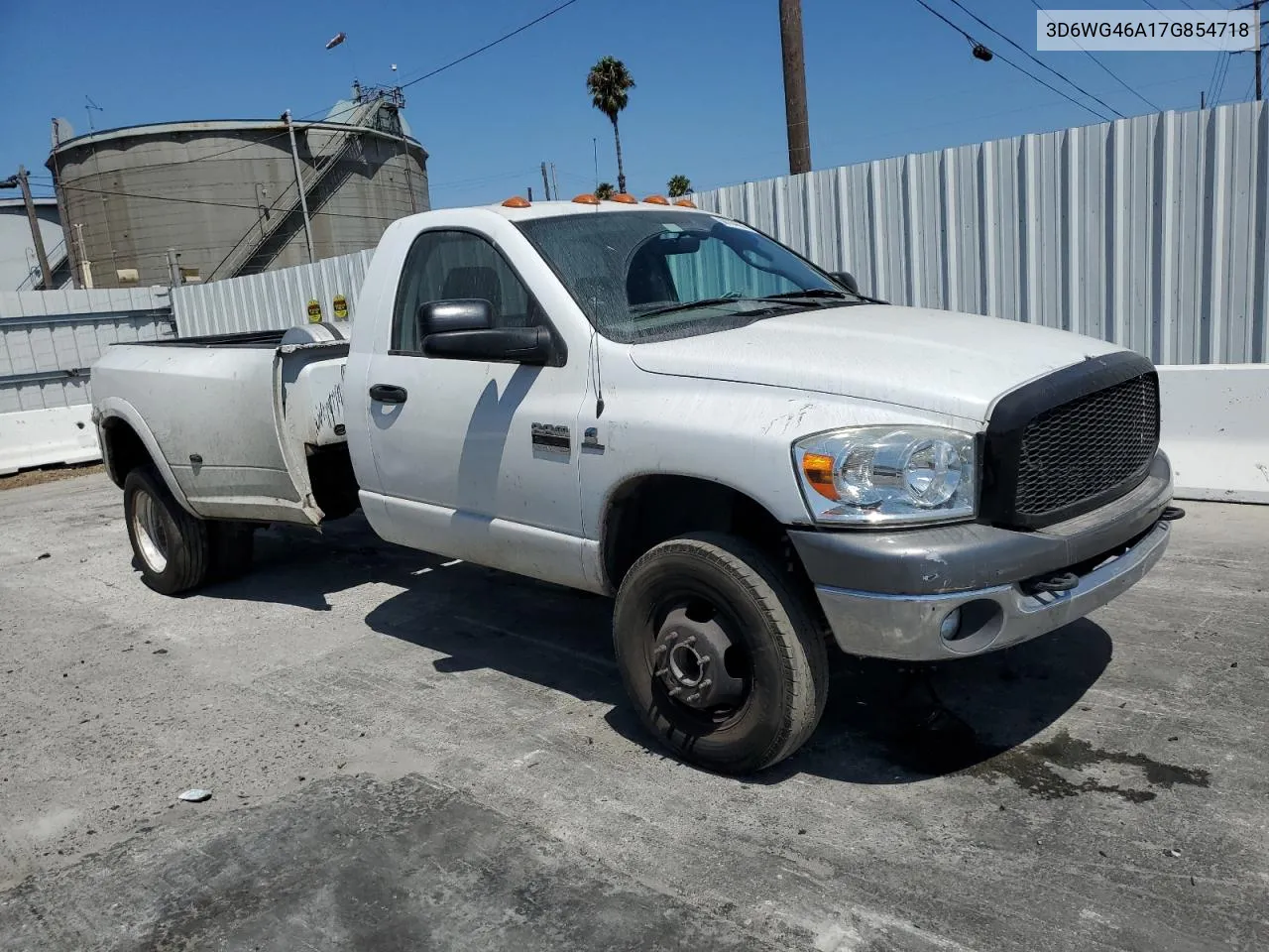 2007 Dodge Ram 3500 St VIN: 3D6WG46A17G854718 Lot: 68764754