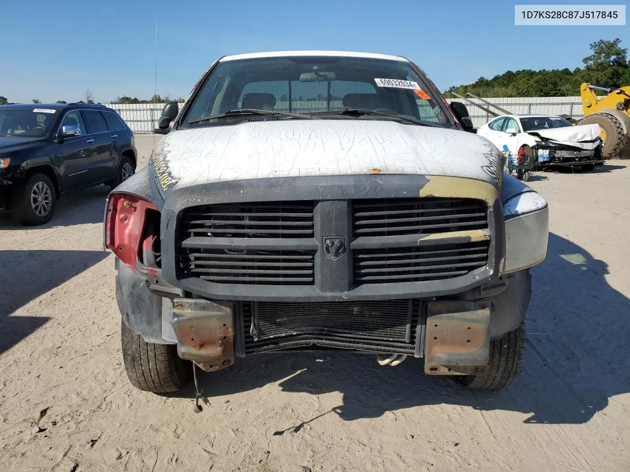 2007 Dodge Ram 2500 St VIN: 1D7KS28C87J517845 Lot: 69032034