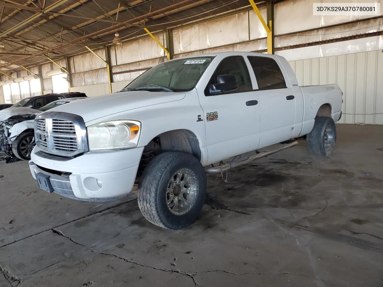 2007 Dodge Ram 2500 VIN: 3D7KS29A37G780081 Lot: 70710154