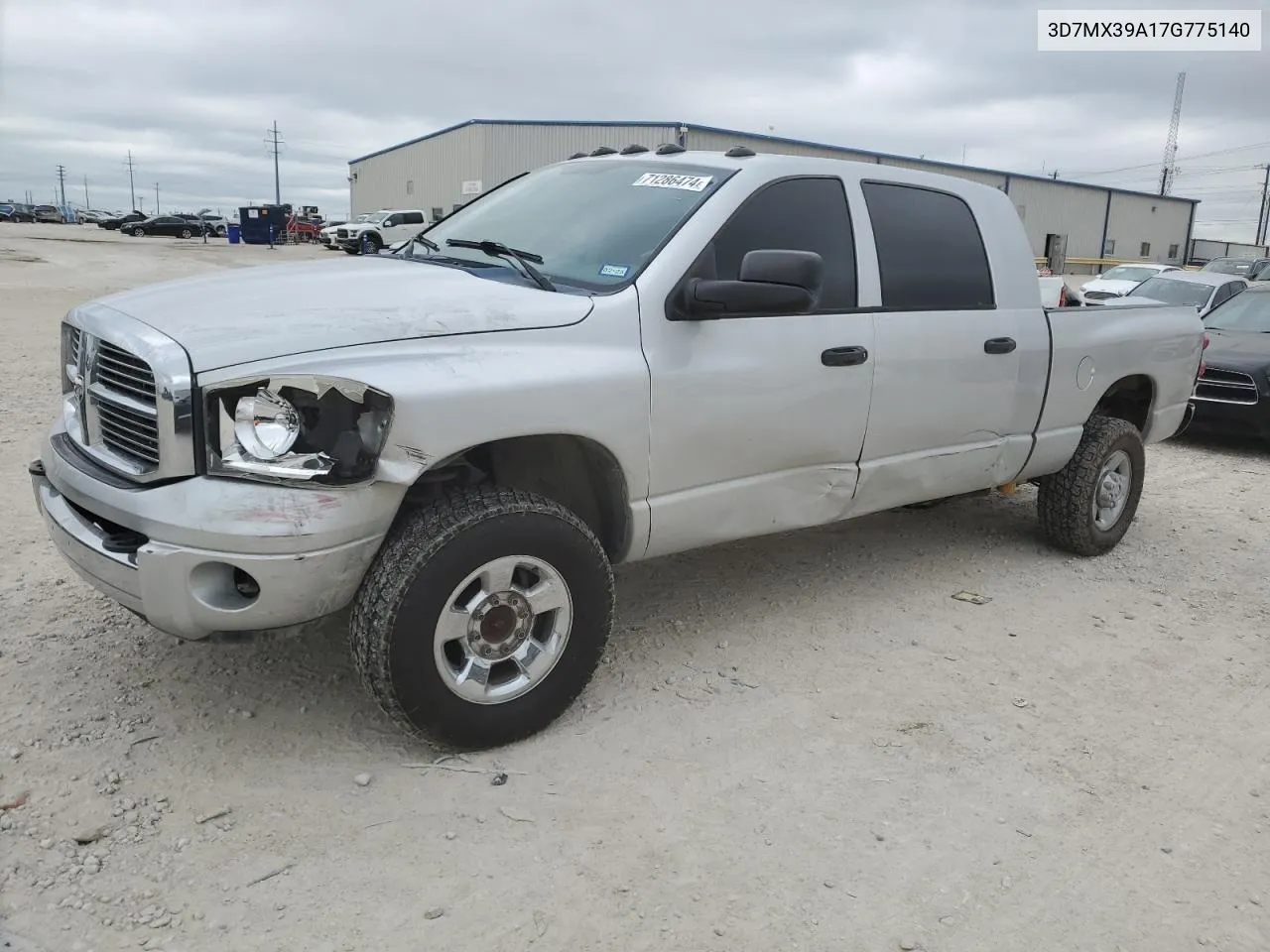 2007 Dodge Ram 3500 VIN: 3D7MX39A17G775140 Lot: 71286474