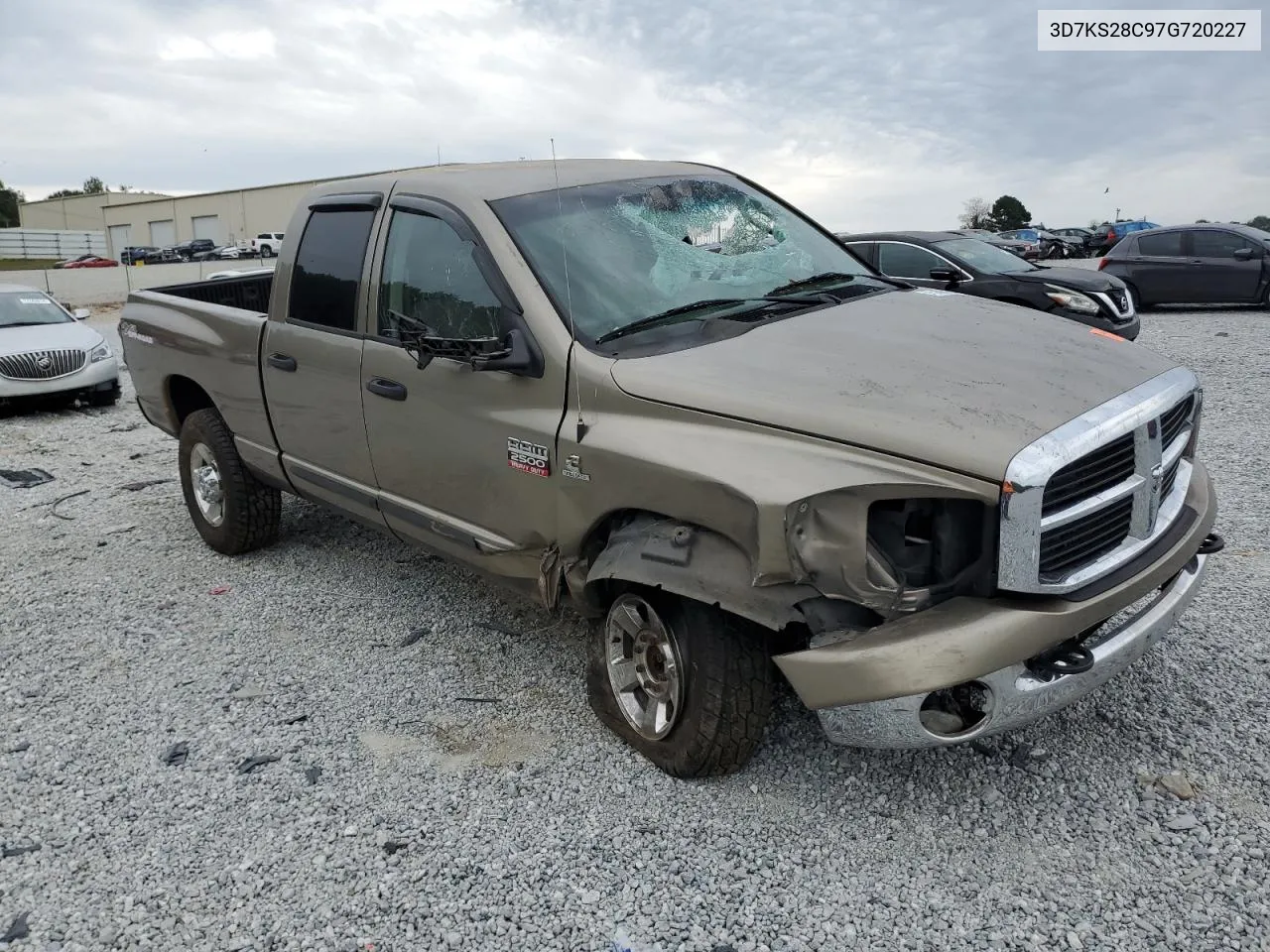 2007 Dodge Ram 2500 St VIN: 3D7KS28C97G720227 Lot: 71296054