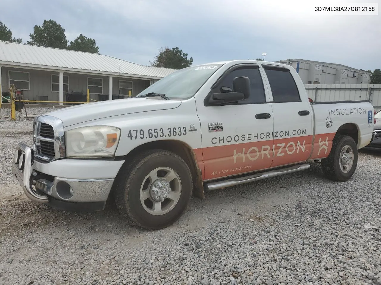 2007 Dodge Ram 3500 St VIN: 3D7ML38A27G812158 Lot: 71376324