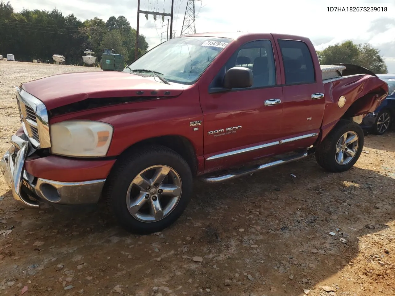 2007 Dodge Ram 1500 St VIN: 1D7HA18267S239018 Lot: 71542044