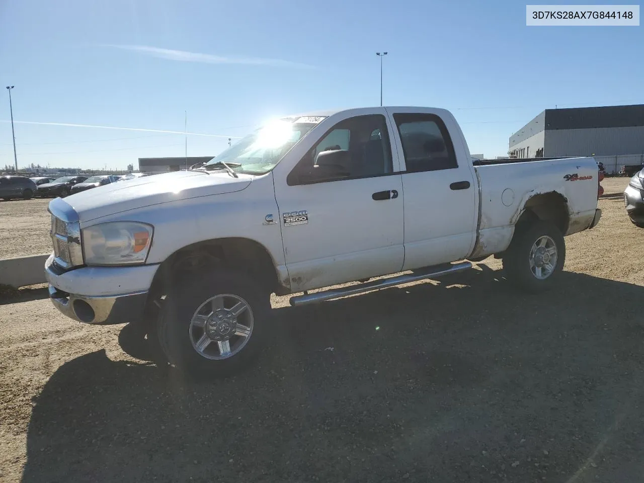 2007 Dodge Ram 2500 St VIN: 3D7KS28AX7G844148 Lot: 71781254