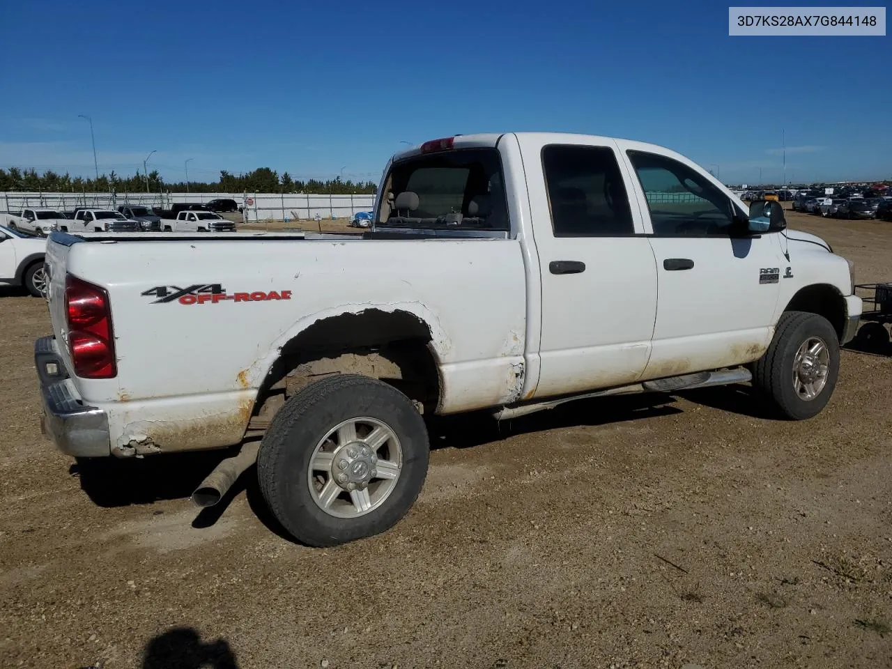 2007 Dodge Ram 2500 St VIN: 3D7KS28AX7G844148 Lot: 71781254