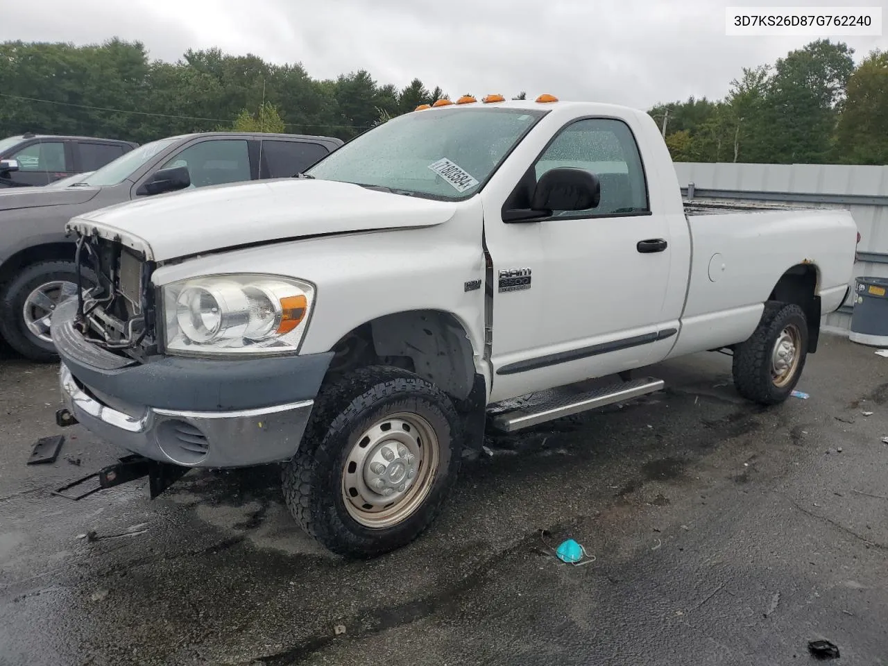 2007 Dodge Ram 2500 St VIN: 3D7KS26D87G762240 Lot: 71803584