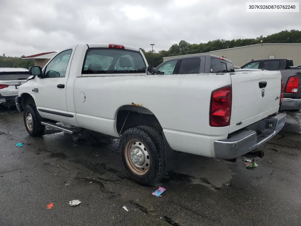 2007 Dodge Ram 2500 St VIN: 3D7KS26D87G762240 Lot: 71803584