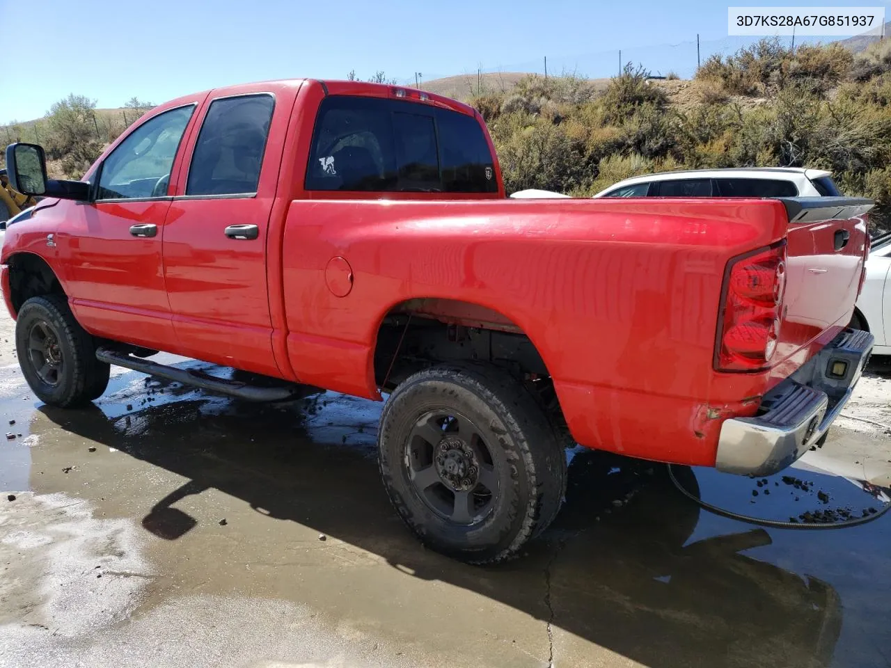 2007 Dodge Ram 2500 St VIN: 3D7KS28A67G851937 Lot: 72215894