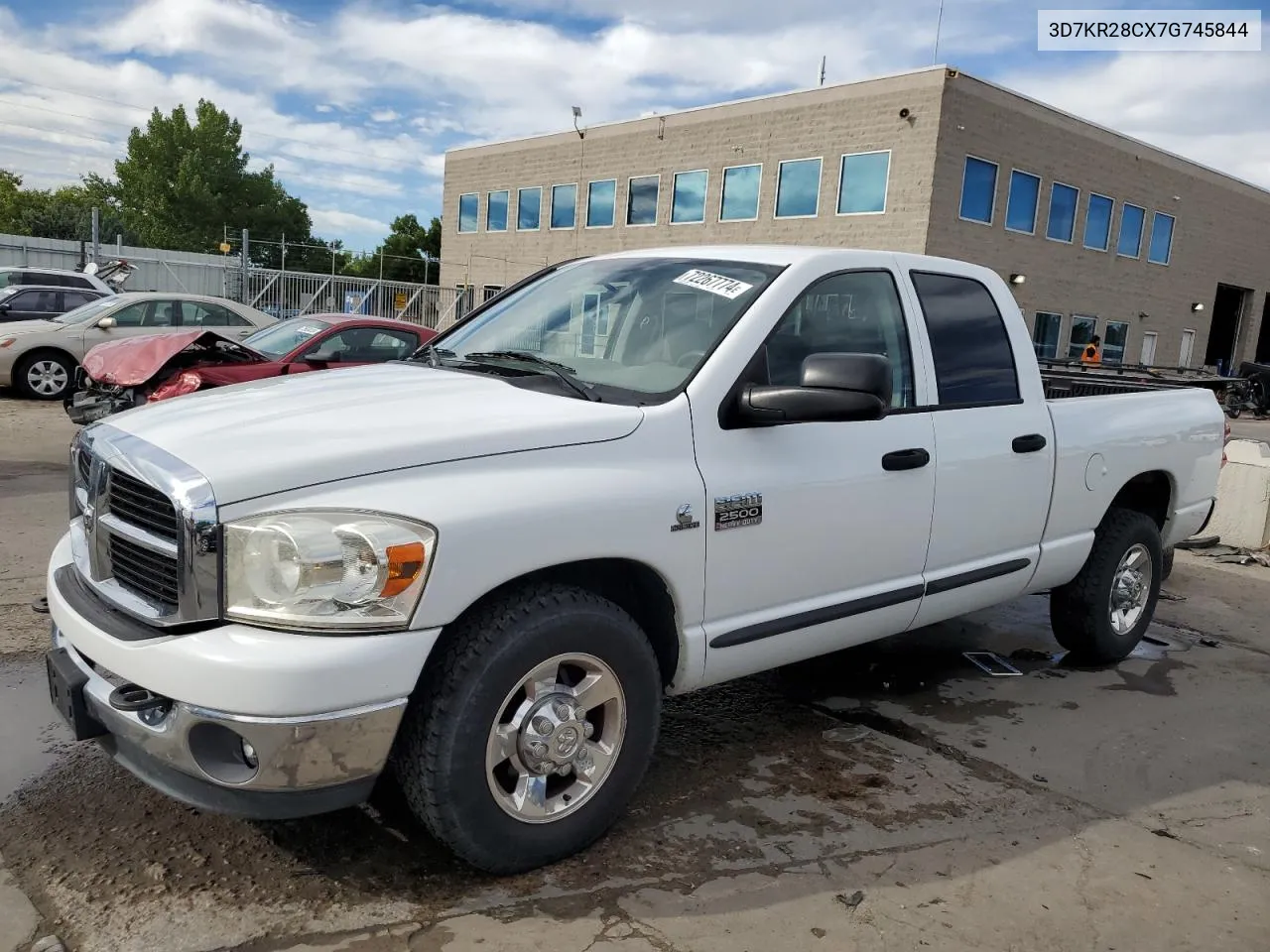 2007 Dodge Ram 2500 St VIN: 3D7KR28CX7G745844 Lot: 72267774