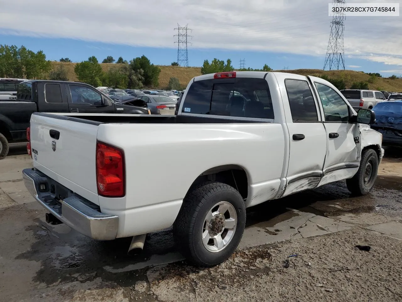 2007 Dodge Ram 2500 St VIN: 3D7KR28CX7G745844 Lot: 72267774