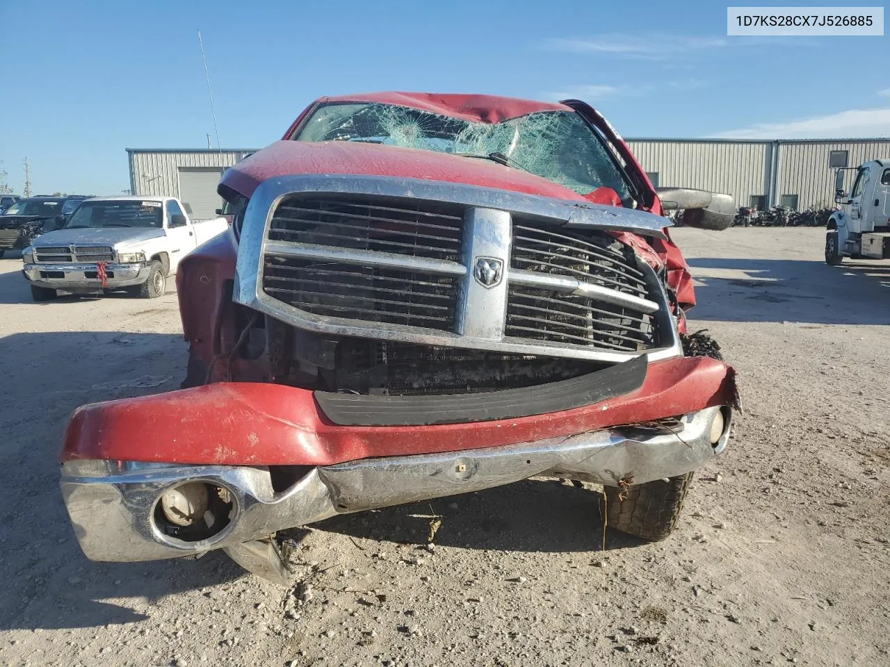 2007 Dodge Ram 2500 St VIN: 1D7KS28CX7J526885 Lot: 72615894