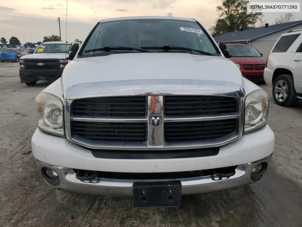 2007 Dodge Ram 3500 VIN: 3D7ML39A57G771393 Lot: 72651924