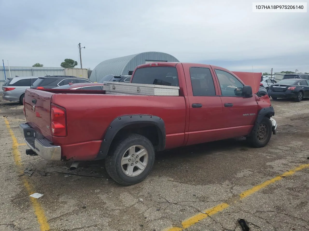 2007 Dodge Ram 1500 St VIN: 1D7HA18P97S206140 Lot: 72706324