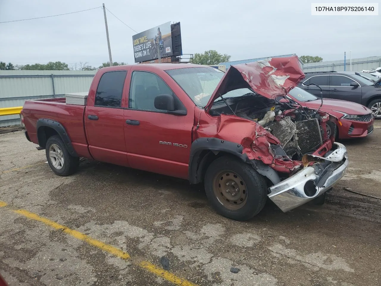 2007 Dodge Ram 1500 St VIN: 1D7HA18P97S206140 Lot: 72706324