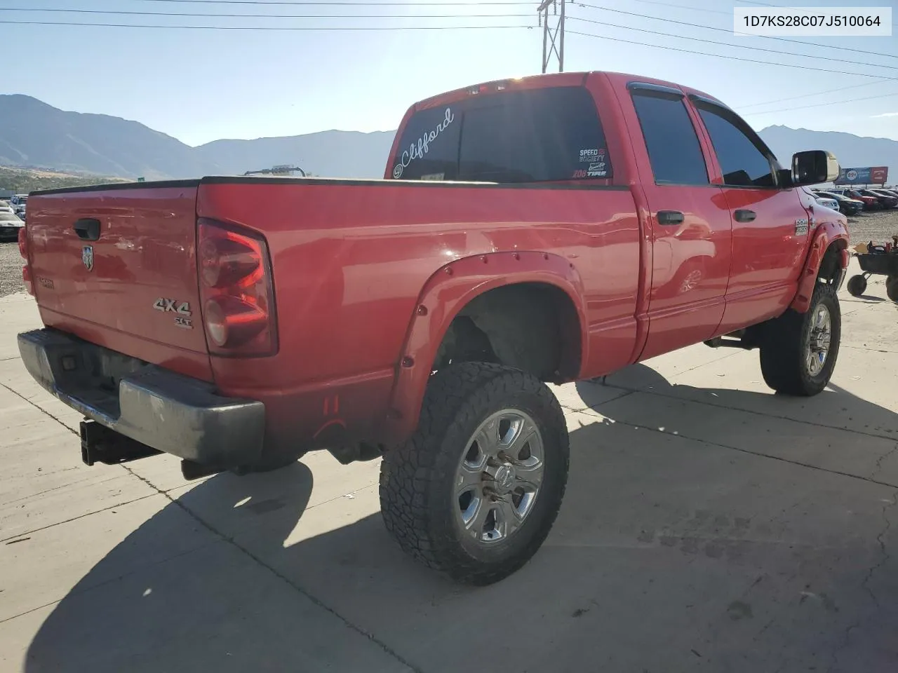 2007 Dodge Ram 2500 St VIN: 1D7KS28C07J510064 Lot: 72928404